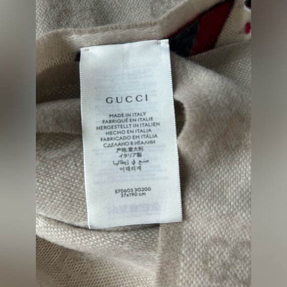 GUCCI angora scarf authentic - Picture 3 of 8
